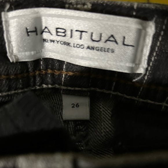 NWT $188 Habitual | Pinstripe Bootcut Flare Jeans - Picture 7 of 11